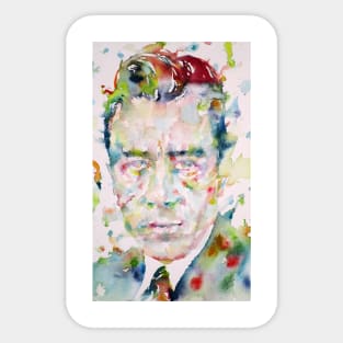 ALBERT CAMUS watercolor portrait .2 Sticker